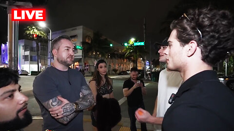 Clavicular (THE BIGGEST BLACK PILLER) Meets John Anthony in the Streets of Miami