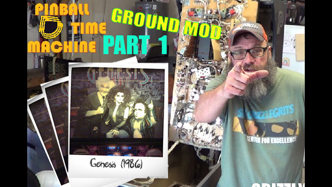 GOTTLIEB 1986 GENESIS PINBALL MACHINE GROUND MOD PART: 1