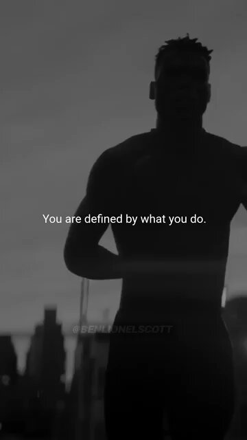 Push yourself, no one else will.