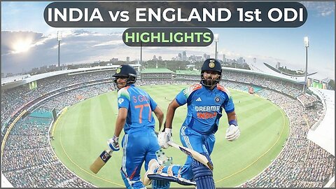 India vs England 1st ODI Highlights: Shubman Gill, Bowlers Shine As India Ease Past England By4#crik