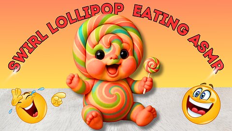 Swirl Lollipop Eating ASMR