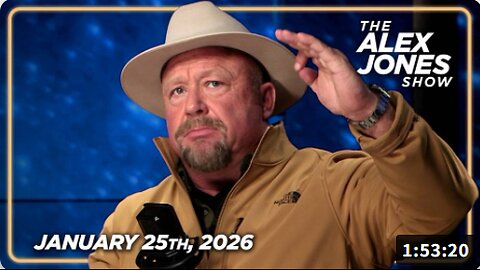 SUNDAY FULL SHOW 1/25/26: Democrat Senators Now Claiming Trump Plans To Cancel 2026 Election And Declare Martial Law, When In Reality Via The Podesta Plan They Intend To Trigger A New Civil War And End The Country As We Know It! PLUS, Alex Jones Issues Em