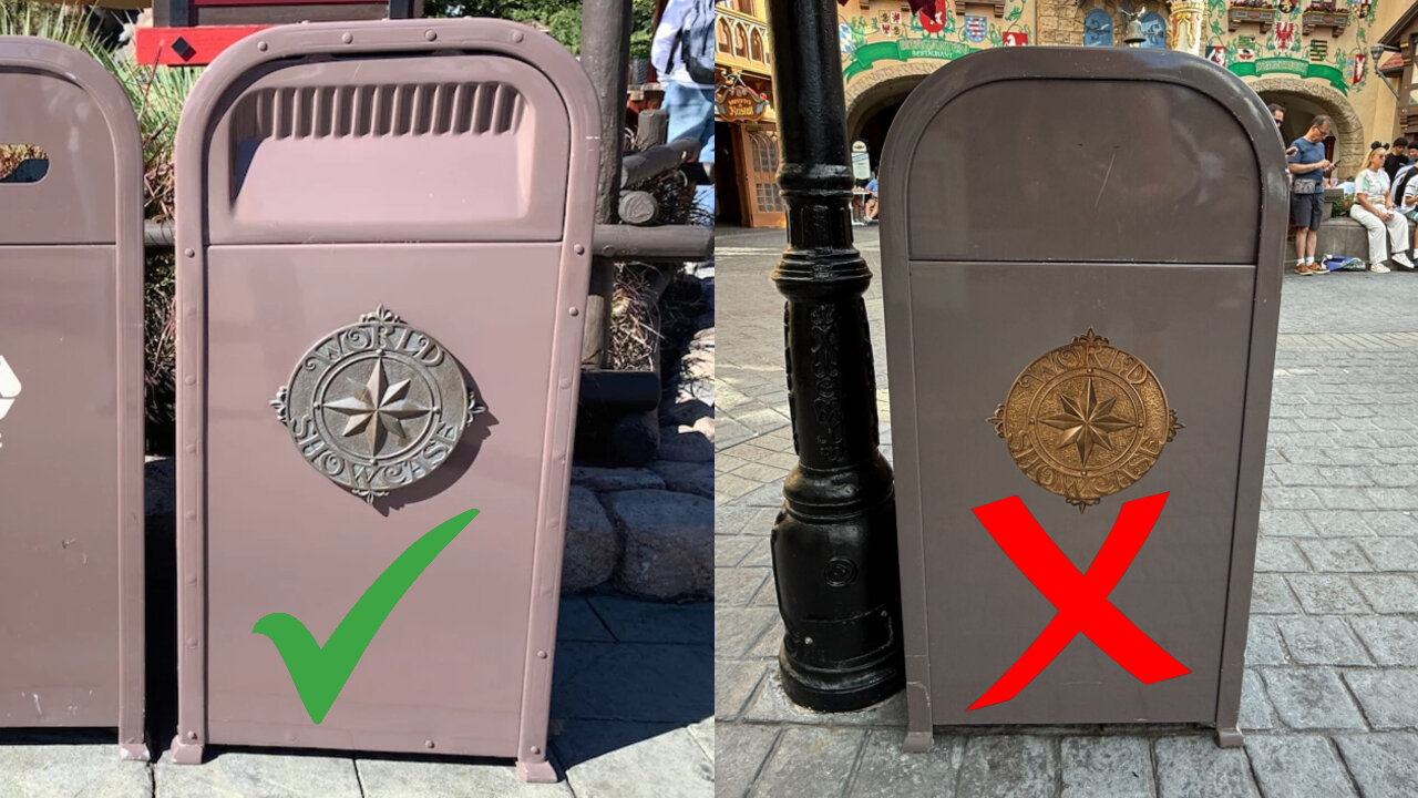 Disney World Trash Cans Get A Downgrade