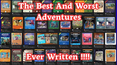 Which Adventure to Avoid Like the Plague, and Which to Play Over and Over!