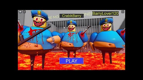 LAVA NIGHTMARE MODE! BARRY'S PRISON RUN! A lot of Nightmare Barry (#Obby) #Roblox