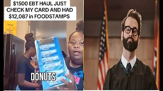 Matt Walsh vs women spending 1 5k of EBT on junkfood, and still having 12k on her EBT card