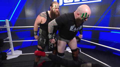 The Viking Raiders brawl with The Usos backstage: SmackDown, Feb. 25, 2022 @WWE