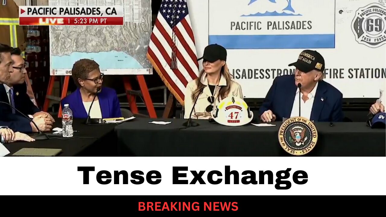 Trump Exchange With LA Mayor Gets Tense