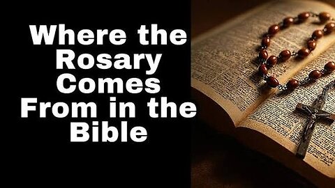 ROSARY: IS THERE A BIBLICAL BASIS FOR THE ROSARY? #TRUTH #JESUS #CHRIST #MARY #JOSEPH #IHS #JMJ#AMDG