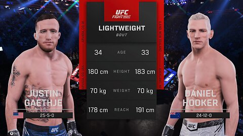 UFC 313 Justin Gaethje Vs Dan Hooker Lightweight Bout