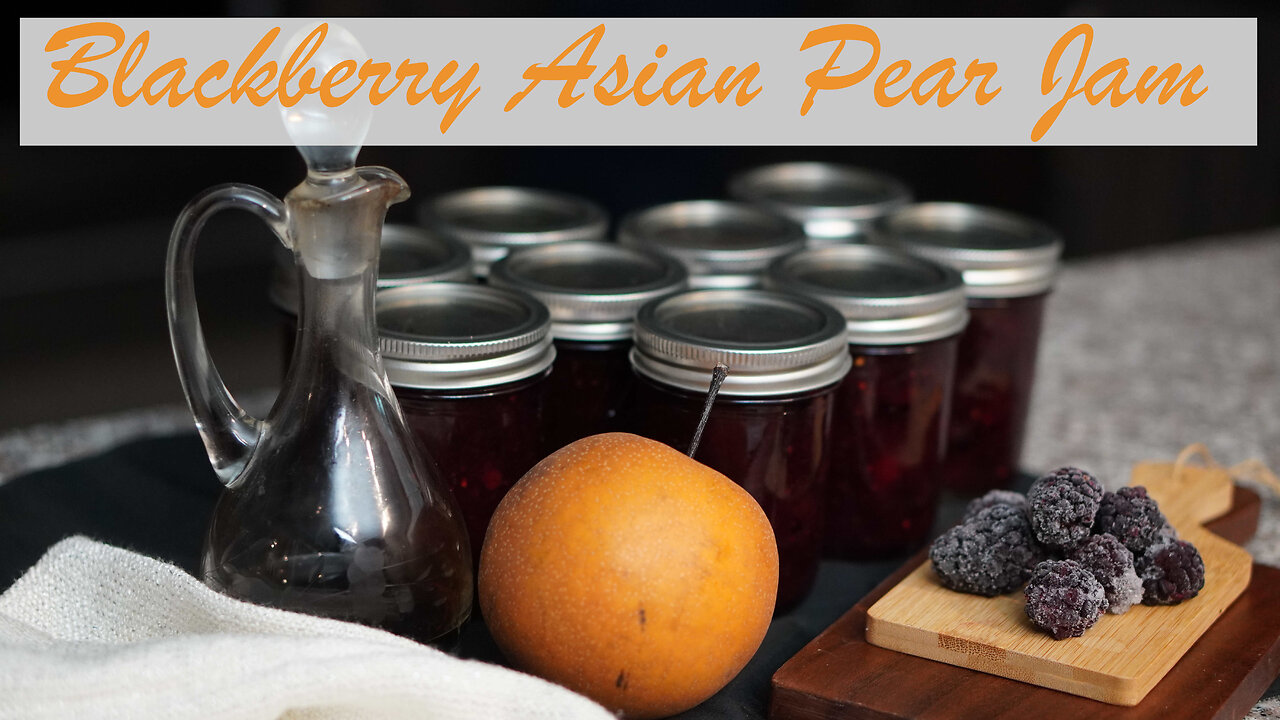 Blackberry - Asian Pear Jam Canning Recipe