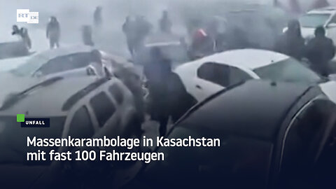 Massenkarambolage in Kasachstan mit fast 100 Fahrzeugen