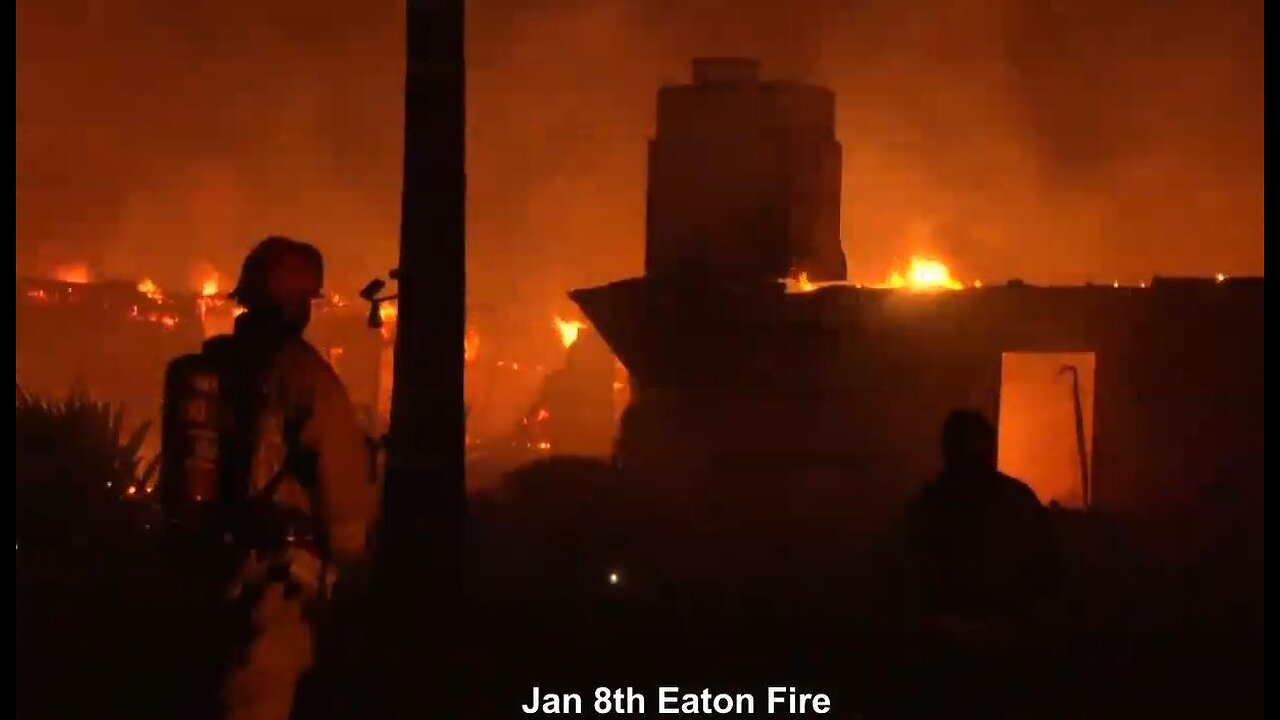 LA Fires Hero Firefighters In Action NOT