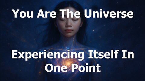 You Are The Universe Experiencing Itself In One Point
