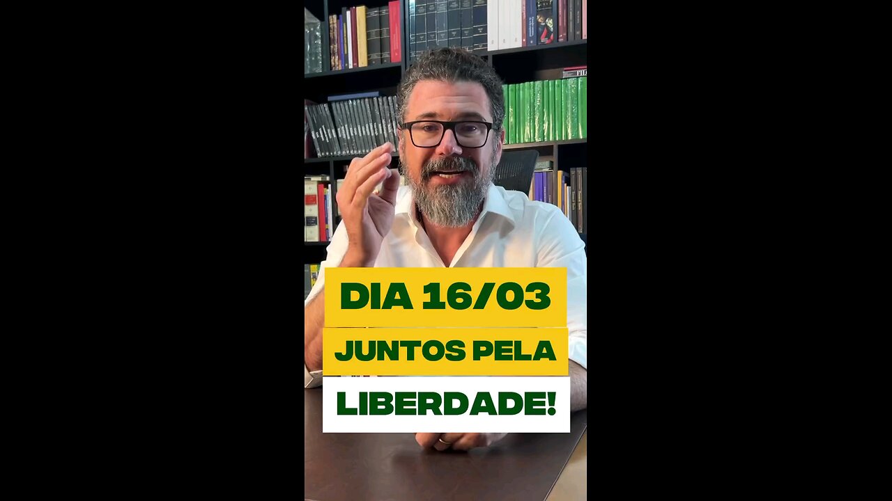 Próximo Domingo 16/03, Uma Corrente Em Prol da Liberdade e Anistia aos Nossos Presos Políticos.🇧🇷