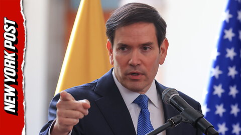 Secretary of State Marco Rubio speaks at the annual Munich Security Conference