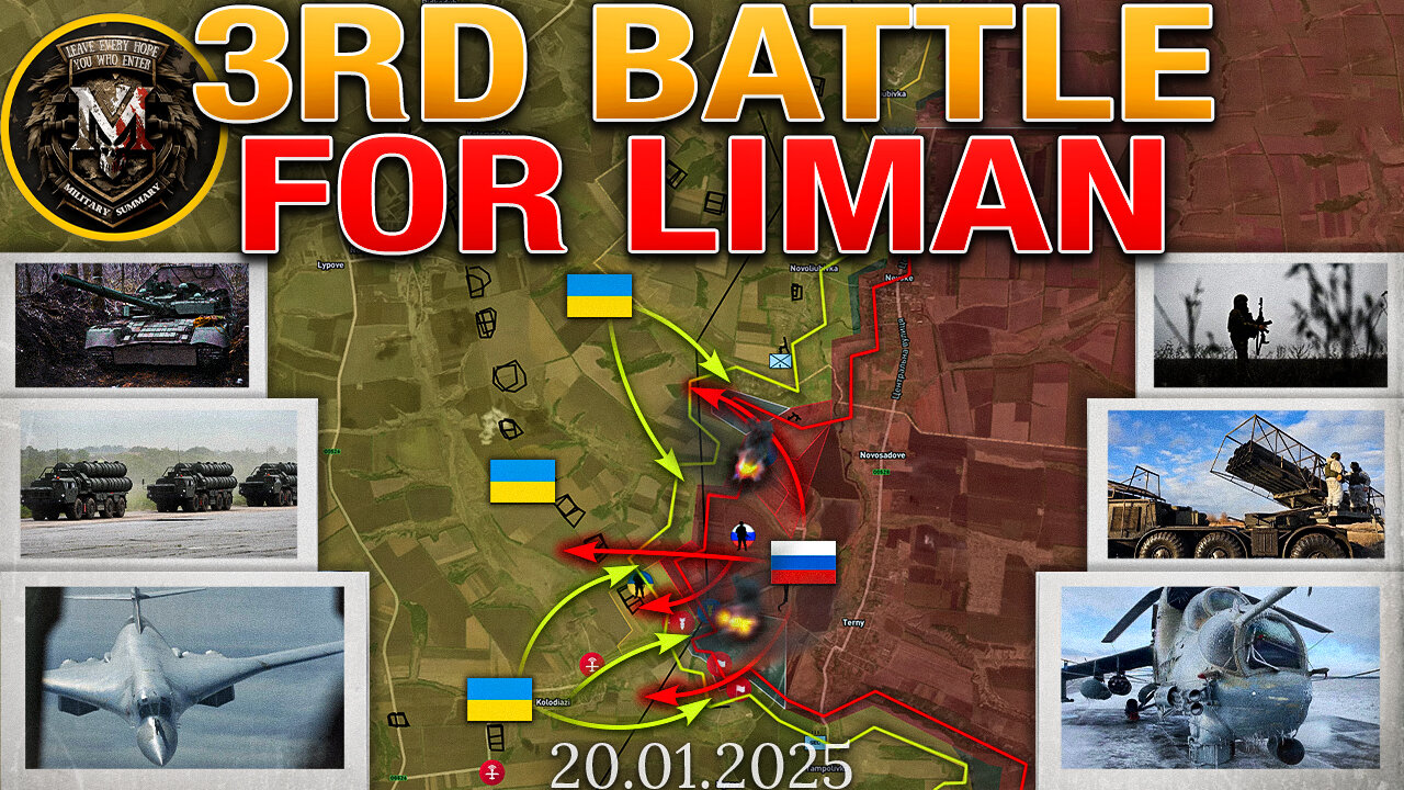 Trump Rushes To The Rescue🚨 The Lyman's Defense Collapses💥 Kotlyne Has Fallen?⚔️ MS For 2025.01.20📅📰