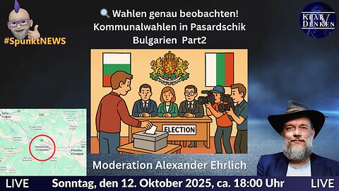 💥LIVE aus Pasardschik (Bulgarien) - Den Wahlbehörden auf die Finger schauen! Teil 2💥