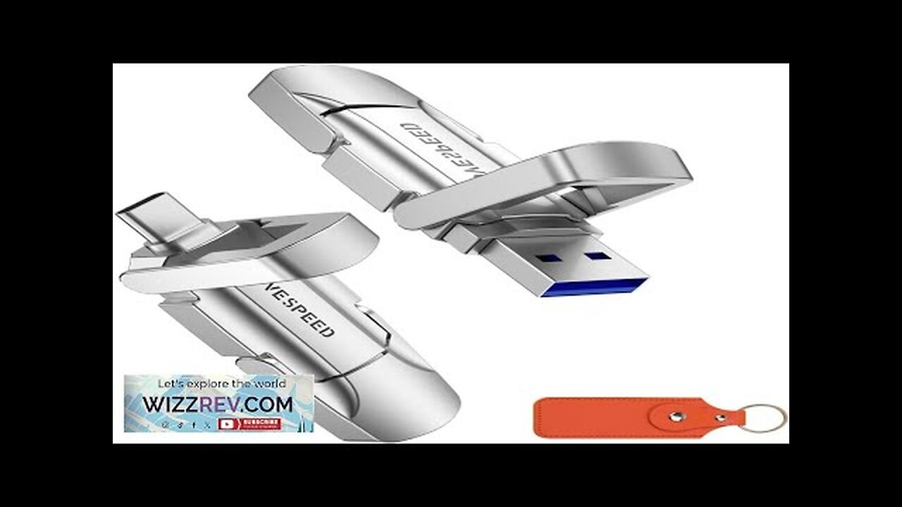 MOVE SPEED 128GB USB 3.2 Solid State Flash Drive 400MB/s High Speed Review