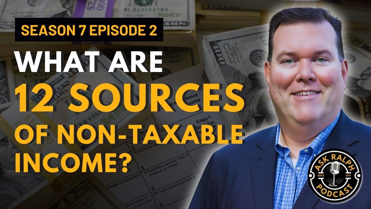 What are 12 sources of non-taxable income?