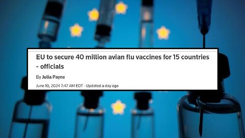 WOW! AVIAN FLU VACCINES DELIVERED RIGHT ON TIME! 665,000 DOSES?