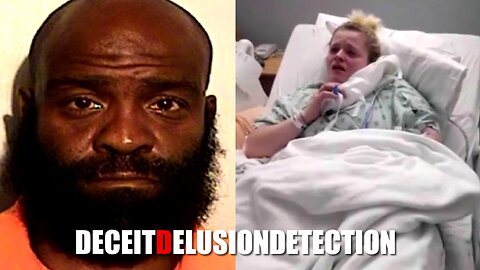 A black man brutally attacks a white woman inside a Toledo store