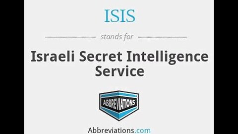 (1990) ISIS stands for "Israeli Secret Intelligence Service".