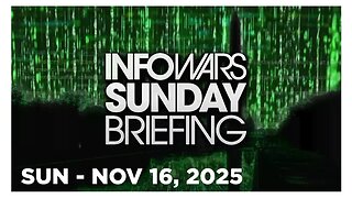 NICK SORTOR • INFOWARS SUNDAY BREIFING 11/16/25 • Trump Meltdown On MTG and Epstein Files