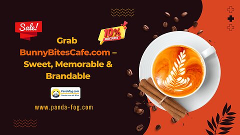 Grab BunnyBitesCafe.com – Sweet, Memorable & Brandable