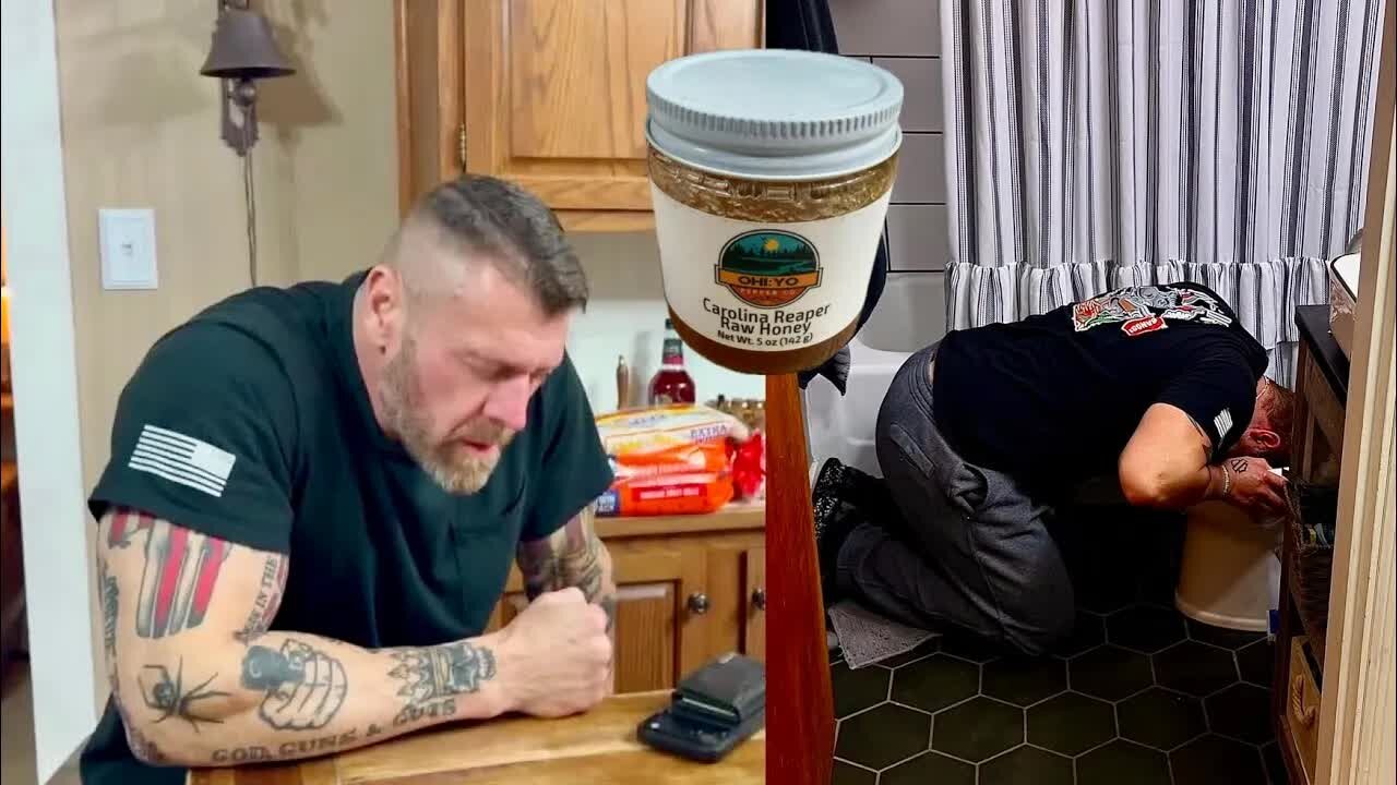 Carolina Reaper Honey Prank!!!