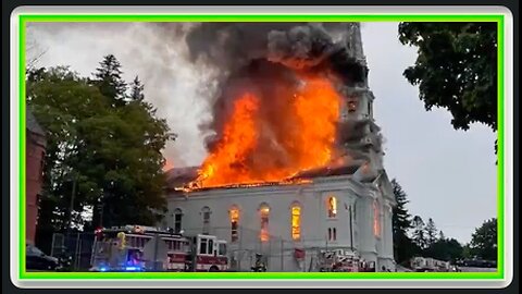 Pride Church Of The Sodomites Hit By Lightning And Burns To The Ground. ⚡🔥
