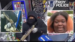 Looking Down This Gun Barrel Held By A Low IQ Black & Street Interview