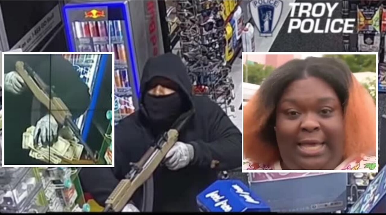 Looking Down This Gun Barrel Held By A Low IQ Black & Street Interview