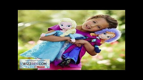 50CM Frozen Snow Queen Elsa Stuffed Doll Princess Anna Elsa Doll Girl Review