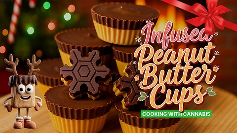 Holiday Infused Peanut Butter Cups | Easy No-Bake Recipe