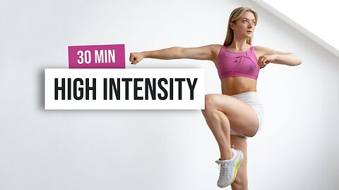 30 MIN ADVANCED CARDIO HIIT workout _ No Equipment _ it's you vs you