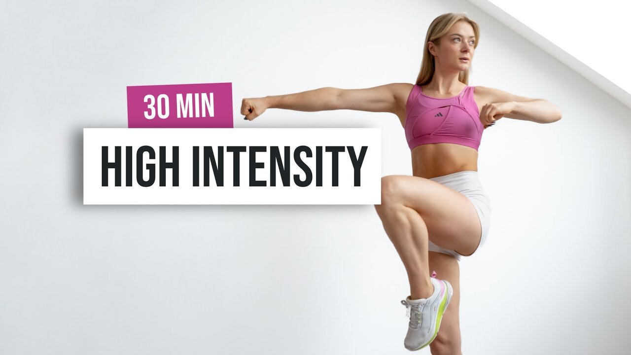 30 MIN ADVANCED CARDIO HIIT workout _ No Equipment _ it's you vs you