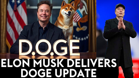 BREAKING NEWS: Elon Musk Delivers His 'DOGE Update' One Month Since Trump Retook The White House