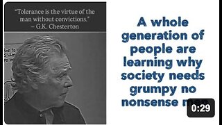 A whole generation of people are learning why society needs grumpy no nonsense men.