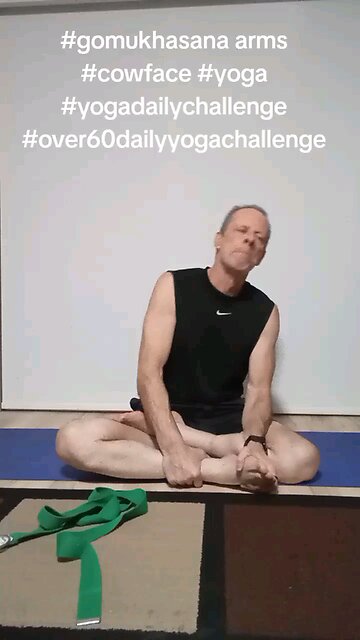 gomukhasana arms (cow face pose)