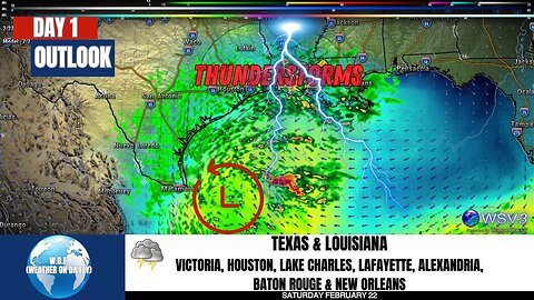 🚨 Feb 22-23: Severe Weather Update for Texas & Louisiana!