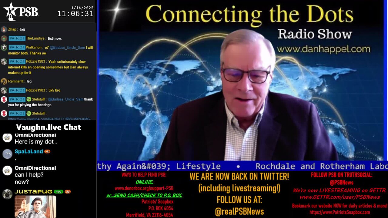 2025-01-14 11:00 EST - Connecting the Dots: with Dan Happel