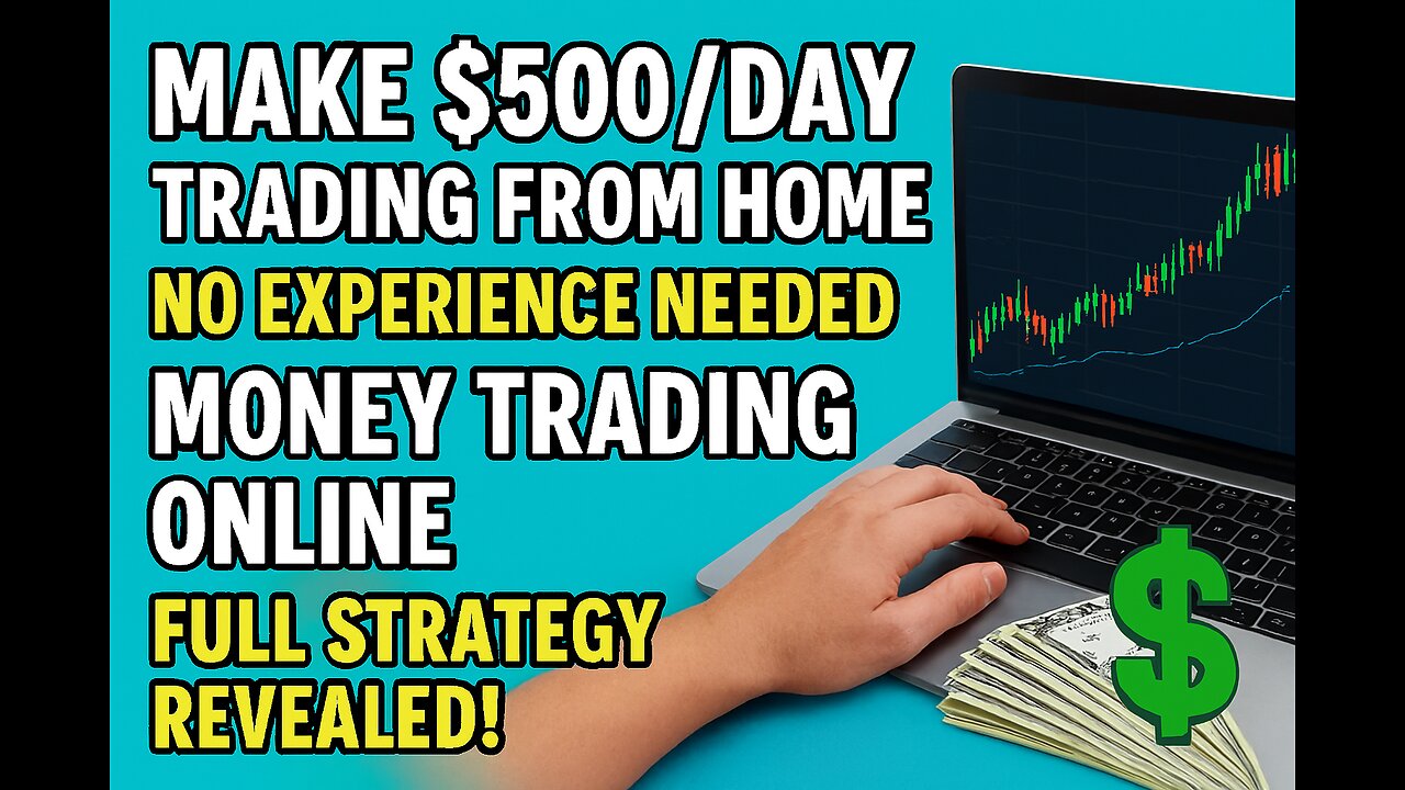 Make $500/Day Trading From Home No Experience Needed Money Trading Online Full Strategy Revealed! 💻💸