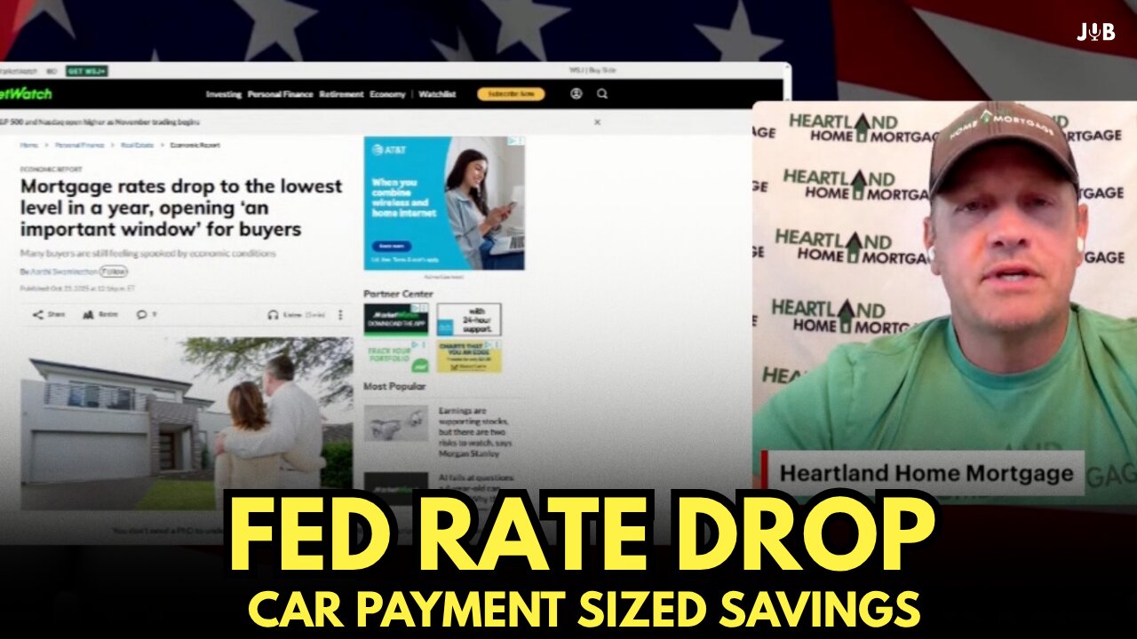 Fed Rate Drop - How to Turn a Rate Drop into a Car Payment-Sized Savings - Dave Galloway, Heartland Home Mortgage
