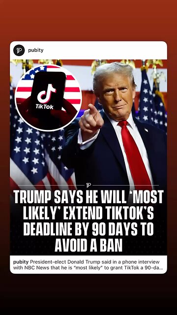 Trump Will Save TikTok