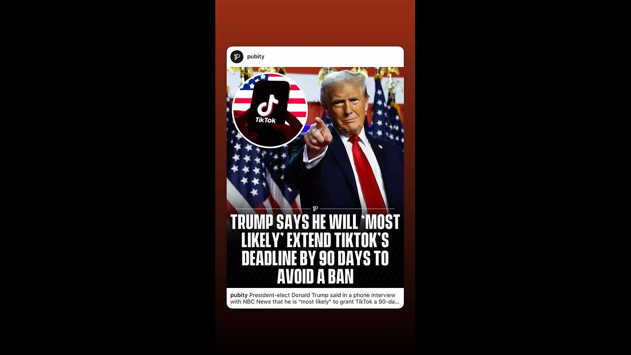 Trump Will Save TikTok