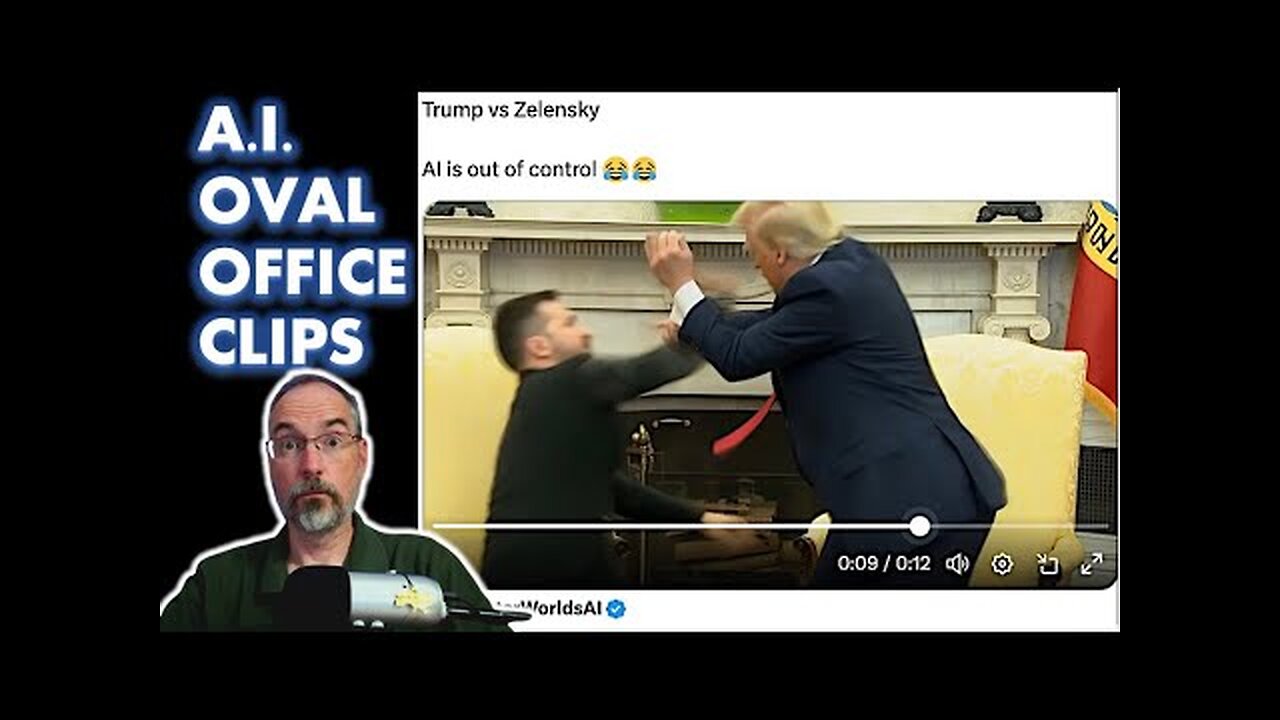 VERY FUNNY: Alternative AI Endings to Oval Office Clash #donald trump,trump speech,trump news