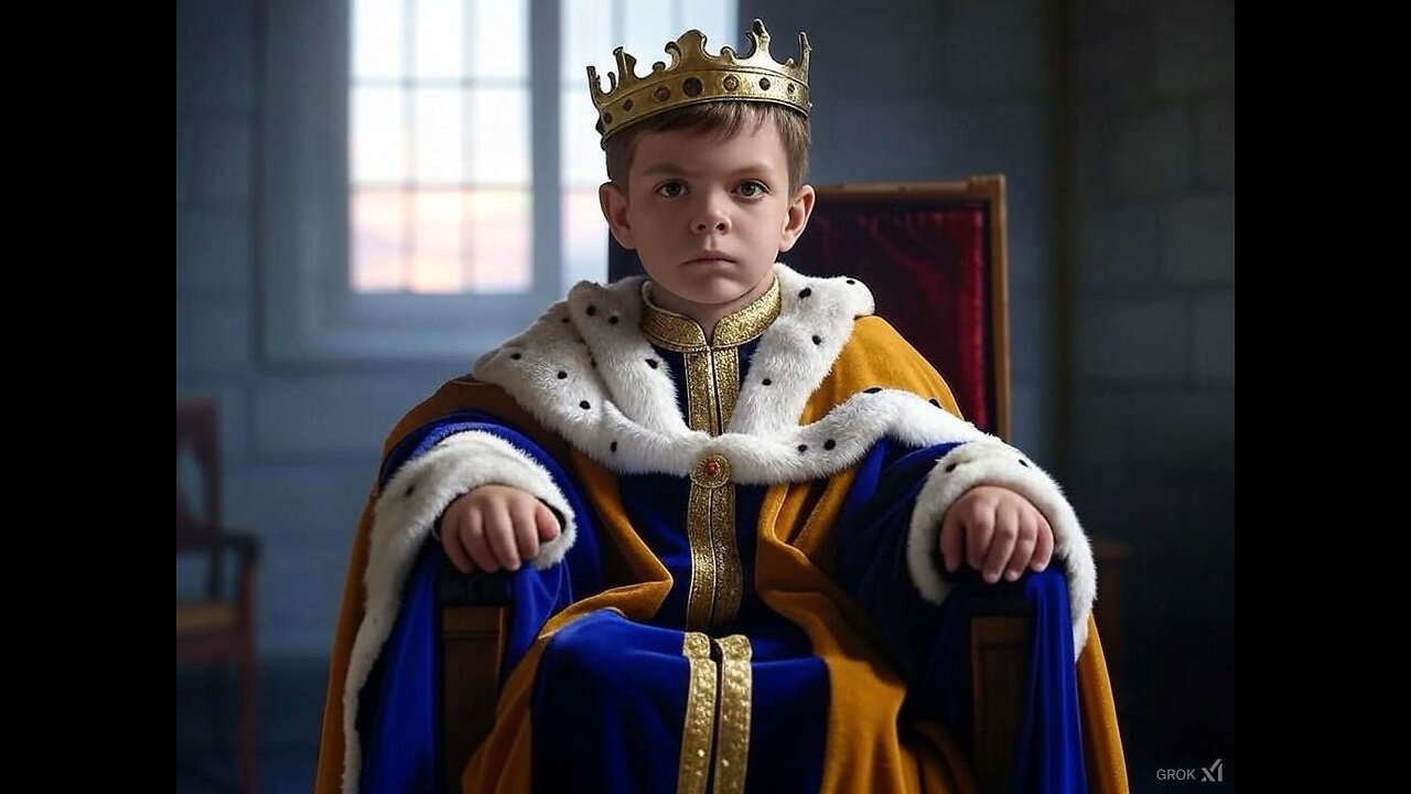 The 10 year old king who declared war on adults.