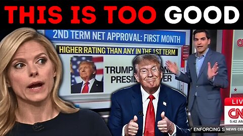 Watch CNN Report Trump is the MOST POPULAR Two Term President in HISTORY