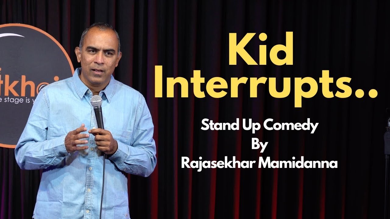 Kid Interrupts | Crowd work | Stand Up Comedy By Rajasekhar Mamidanna